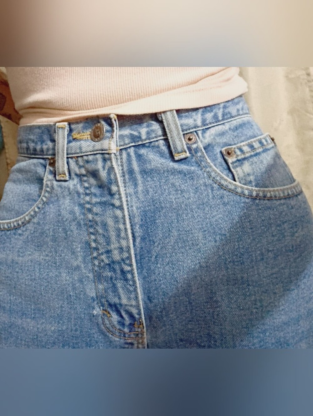Route 66 Women's Straight Leg Light Blue Denim Jeans